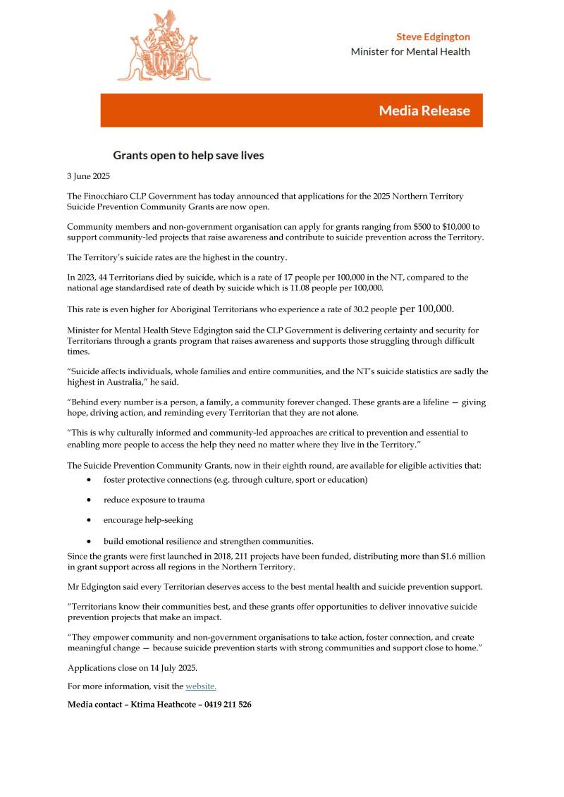 Media Release